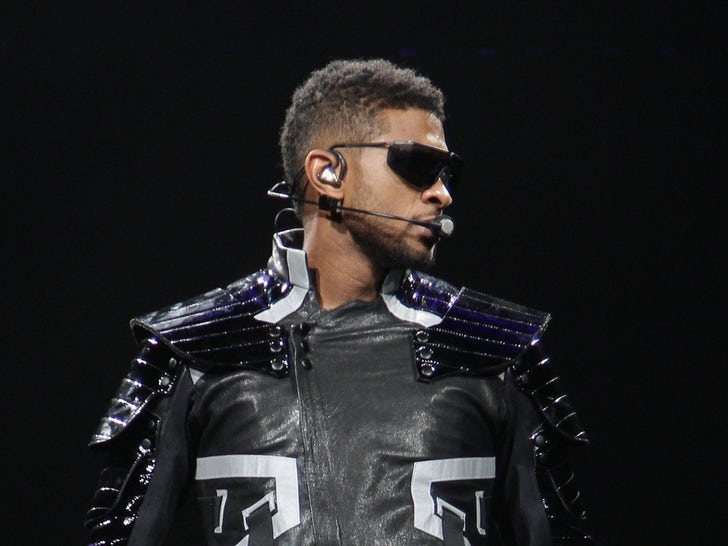 Usher Performance Photos