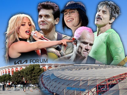 inuit dome kia forum john mayer billie eilish lady gaga chili peppers m ain getty.