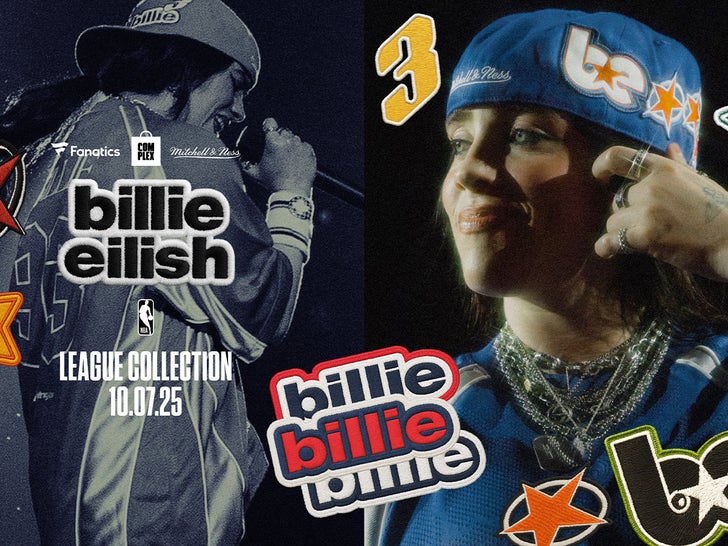 Billie Eilish M&N NBA Hats