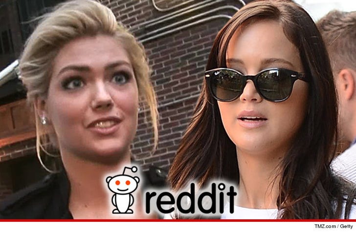 Celeb Nude Leaks -- Reddit Bans the Fappening We're Trying :: 0907-kate-upton-j-law-tmz-getty-4