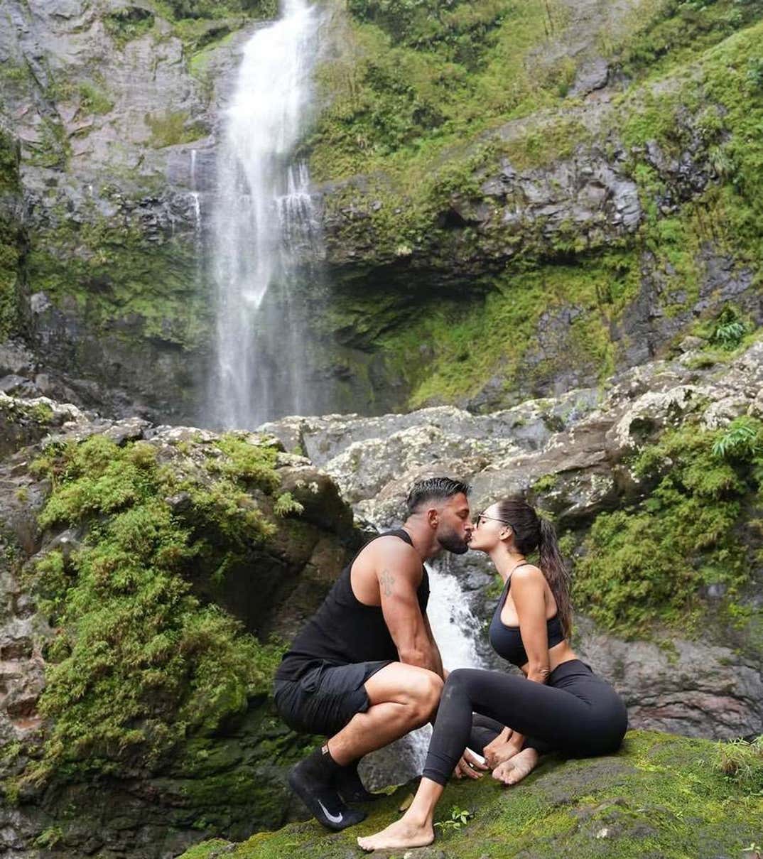 Nabilla and Thomas Vergara
