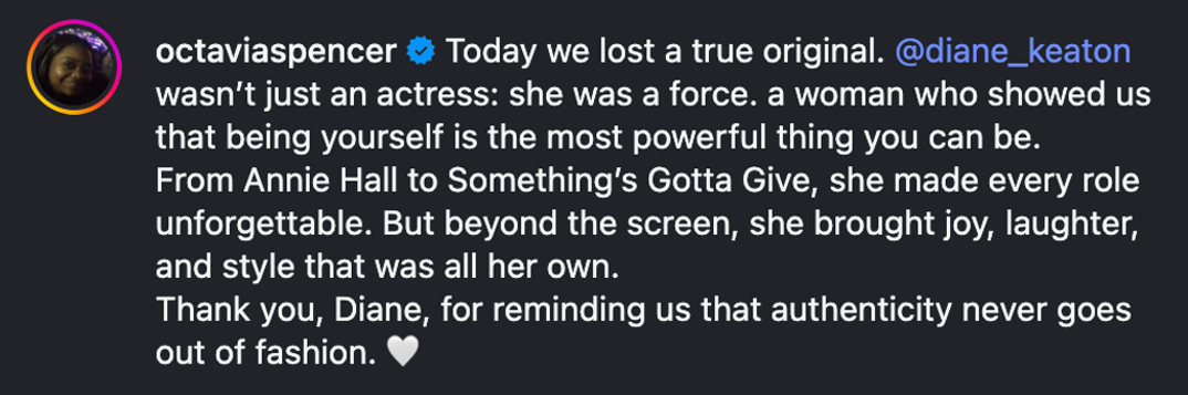 Diane Keaton Tributes 3