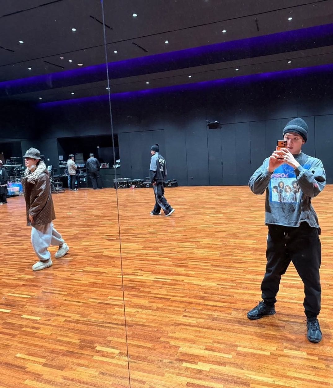 BTS Shares Practice Room Pics 1