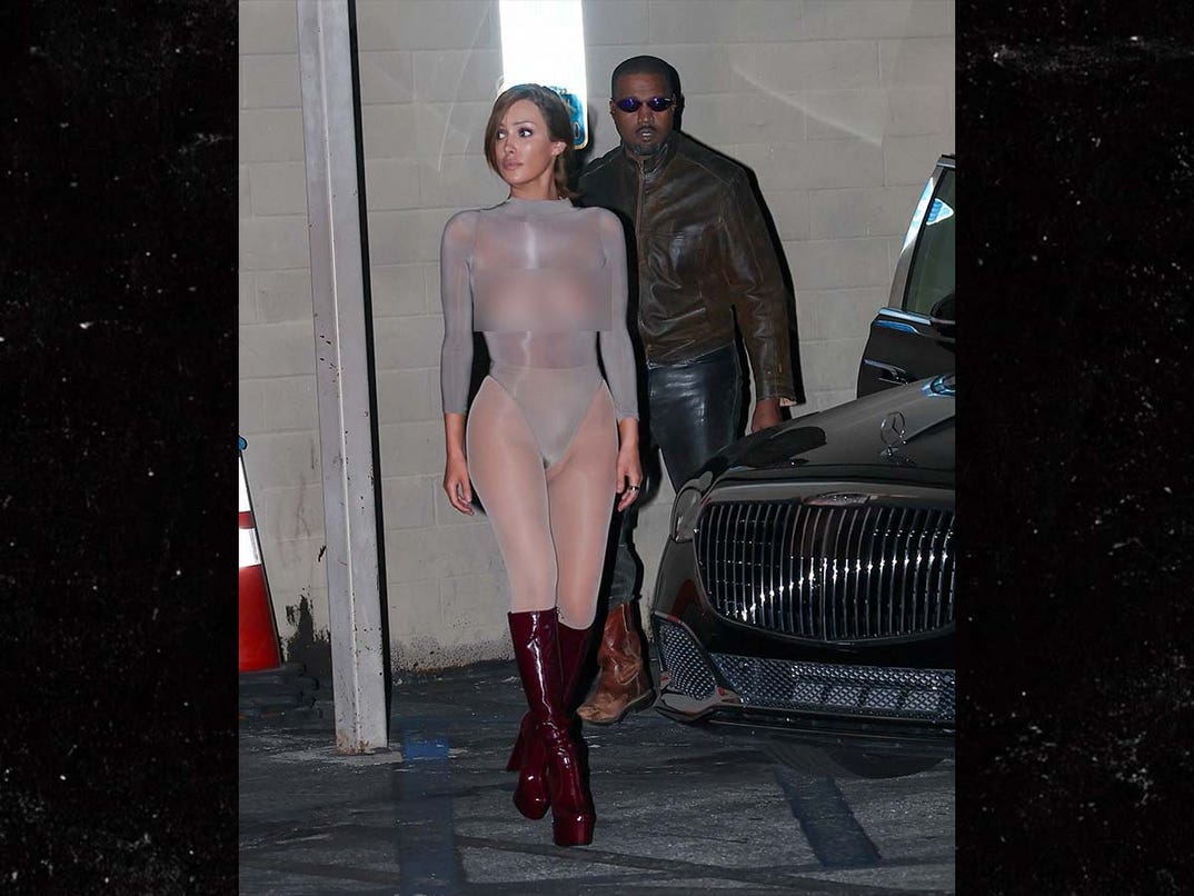 Bianca Censori and Kanye West