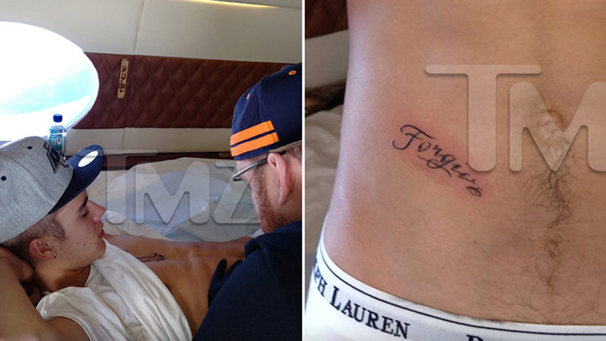 Justin Bieber Tatted Up At 40 000 Feet