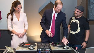Prince WIlliam DJ'ing Like a Commoner -- Is This What the Poors Are Doing These Days?