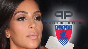 Paris Cops -- We Don't Care about Kim Kardashian
