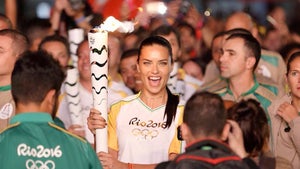 Adriana Lima -- Carries Olympic Torch in Rio ... Doesn't Get Mugged, Kidnapped, Zika (PHOTO GALLERY)