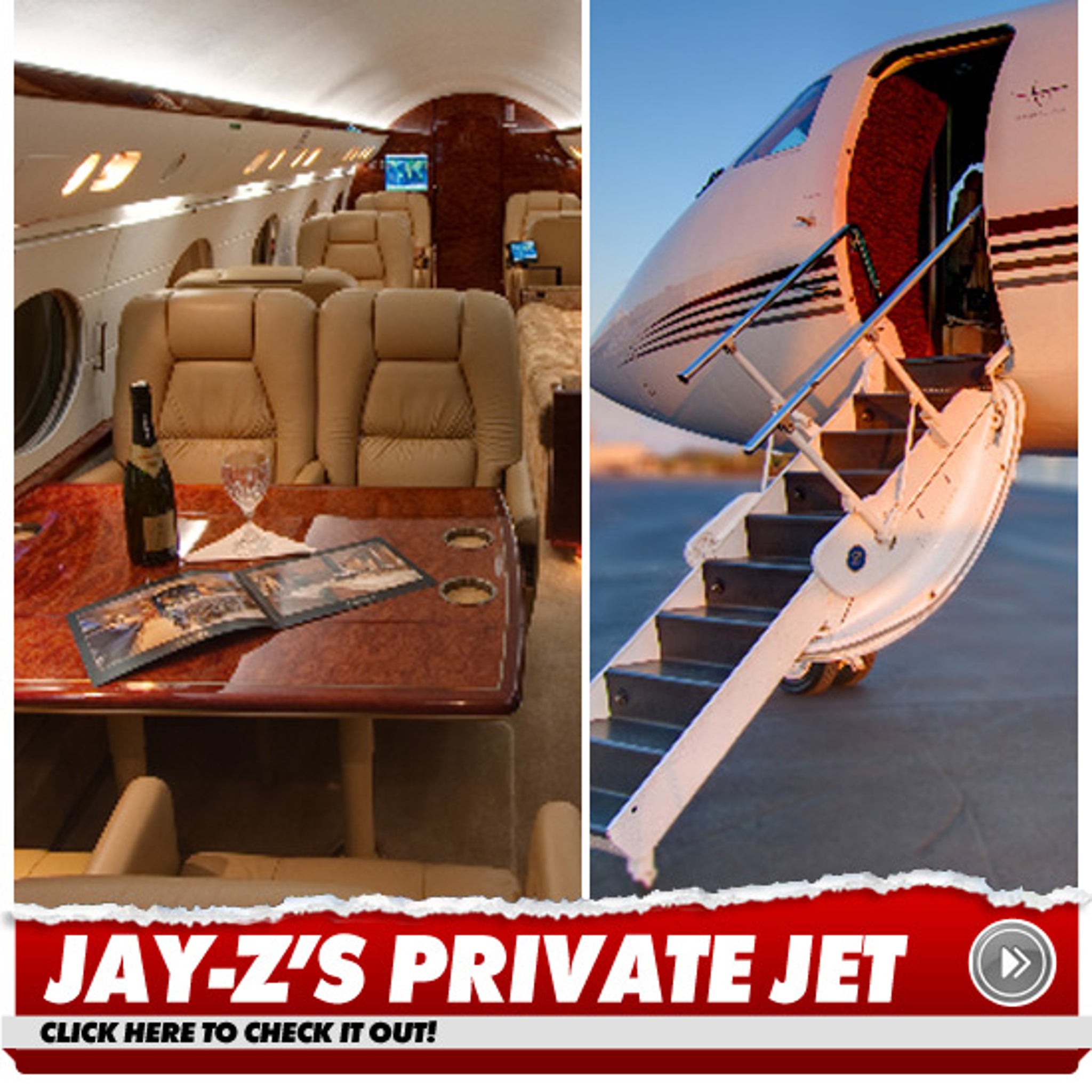 Jay-Z's Private Jet -- So Worth Getting Sued Over