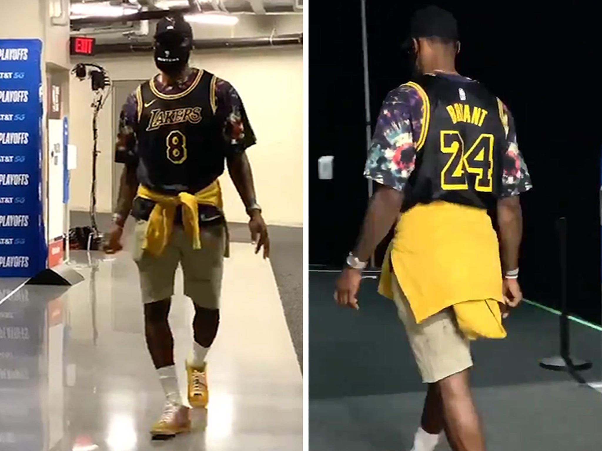 LeBron James Rocks Kobe Bryant Tribute Jersey To Lakers Playoff Game