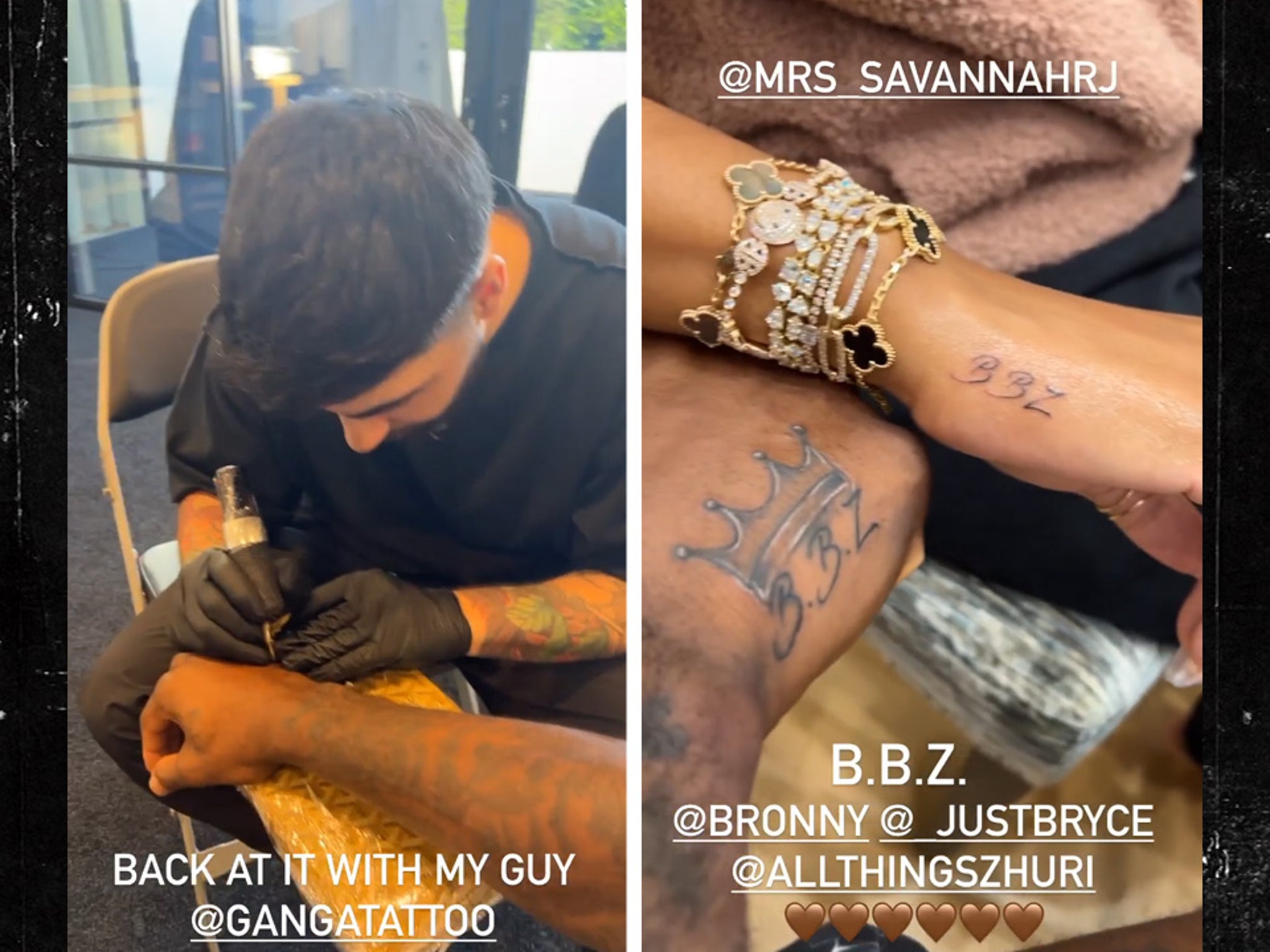 Bronny James Has Commenced his Tattoo Journey