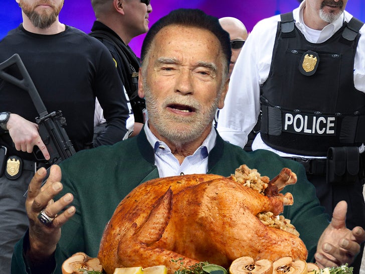 arnold schwarzenegger swatted thanksgiving