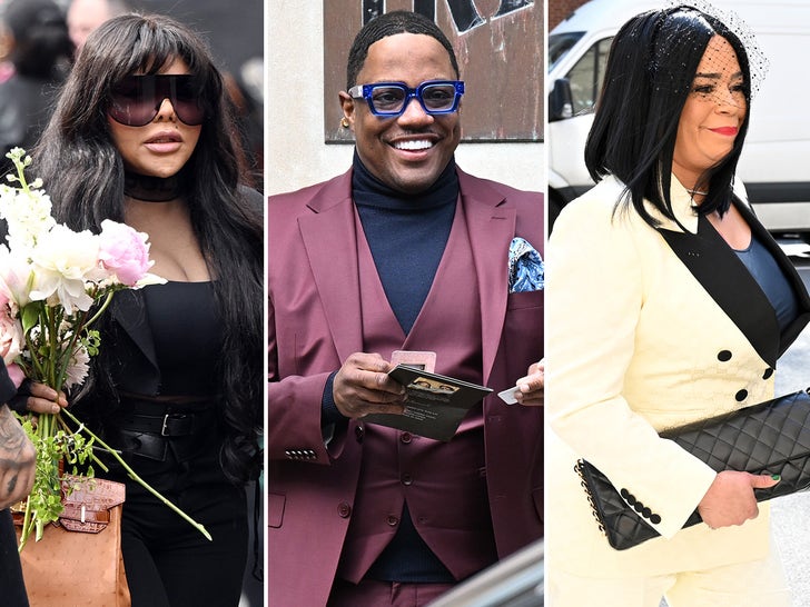 Celebrities Arrive At The Voletta Wallace Funeral