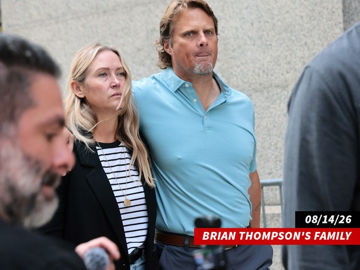 Brian Thompson's family getty