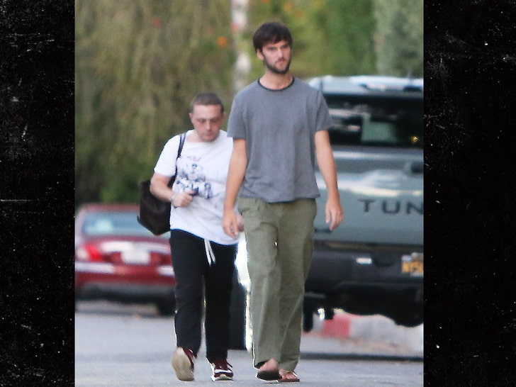 Jake Shane arriving to Kaia Gerbers house x17