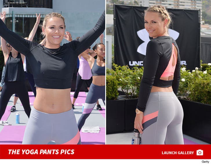 Lindsey Vonn's Hot Yoga Pants Pictures