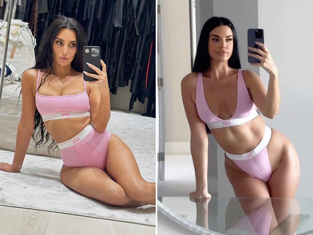 Kim Kardashian vs. Ivana Knoll -- Pink Skivvies Edition