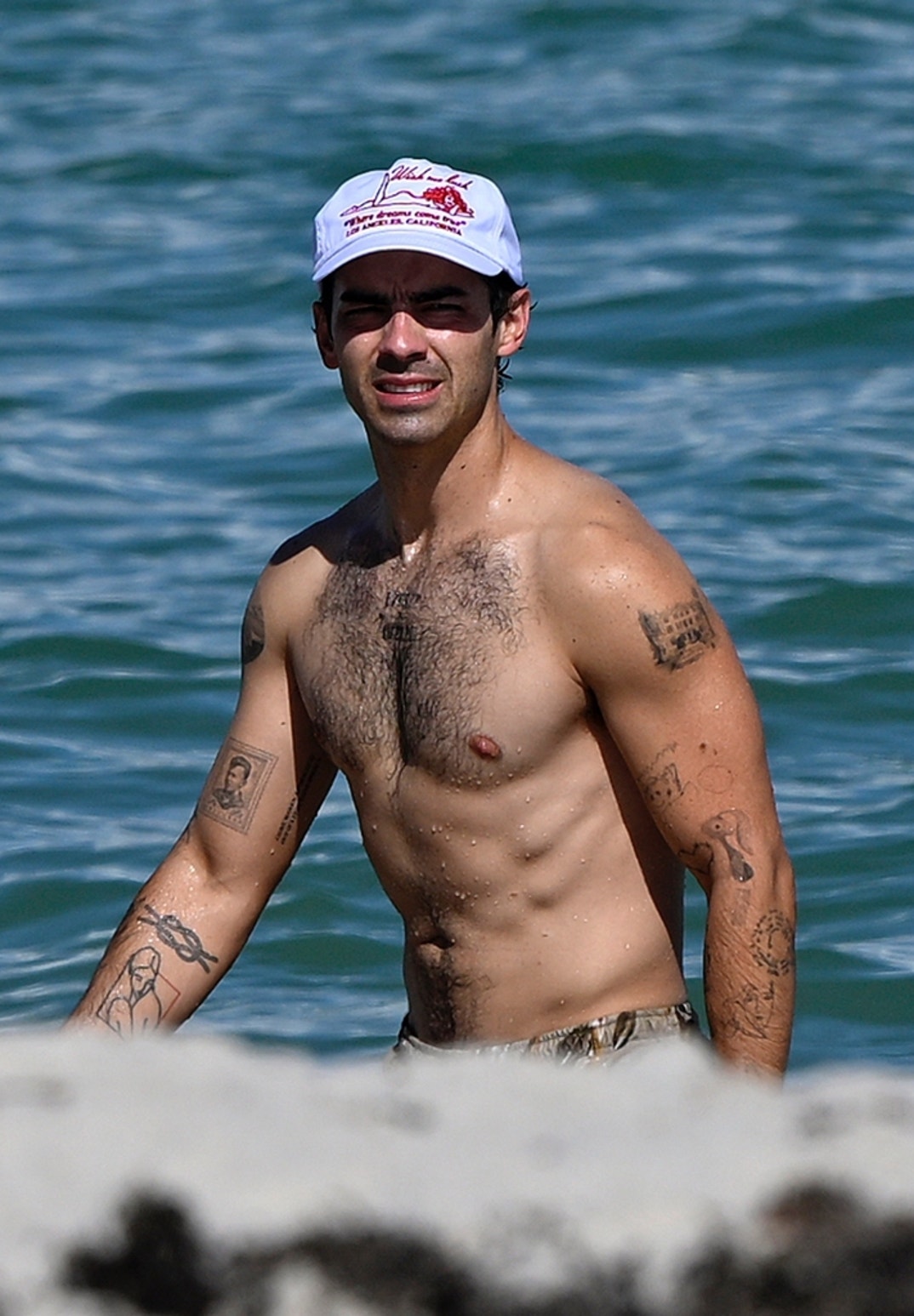 Joe Jonas Tattoos In Miami 
 9