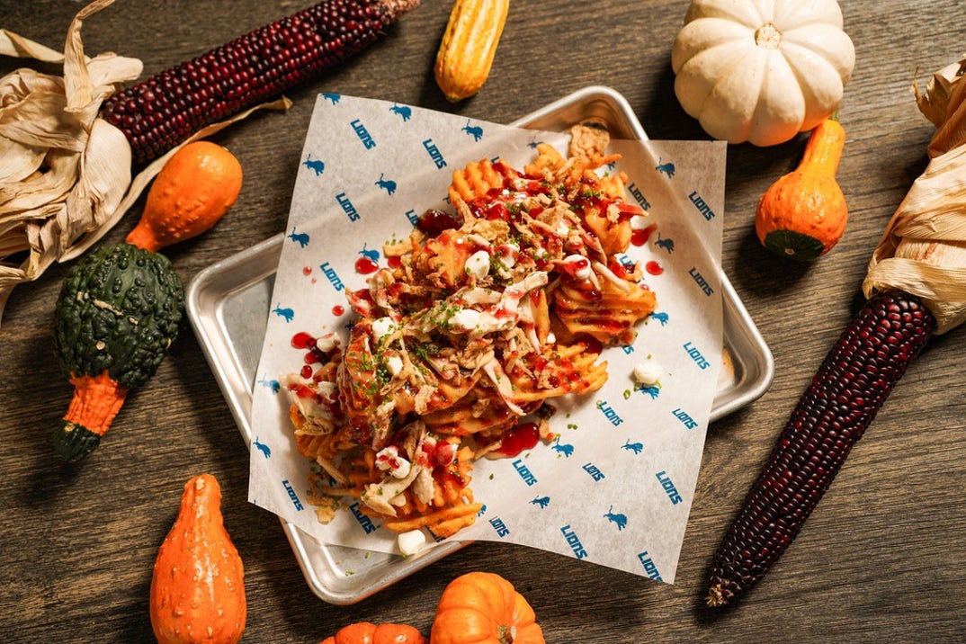 Lions Thanksgiving Food 4