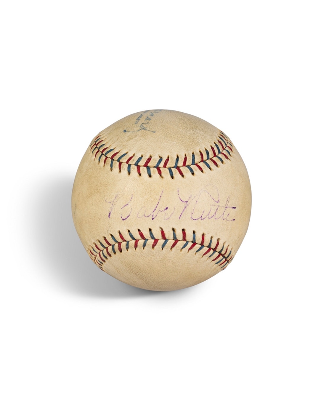 BABE RUTH AND LOU GEHRIG AUTOGRAPHED BASEBALL WITH ITS ORIGINAL BOX