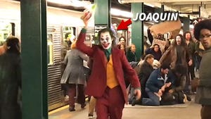 Joaquin Phoenix All Smiles as The Joker in Action