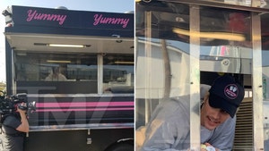 Justin Bieber Works Yummy Food Truck with James Corden