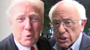 Trump Mocked Bernie Sanders at L.A. Fundraiser, Jokes About 'Illegals'