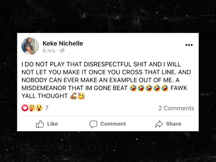 keke nichelle post facebook