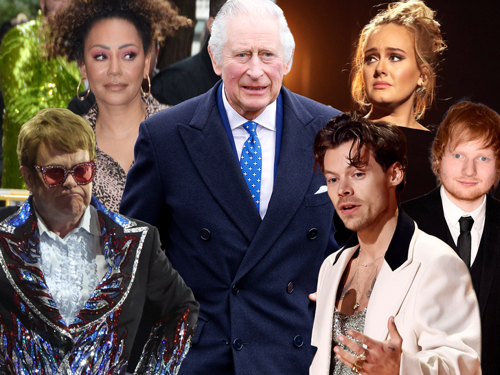 King Charles and celebrities