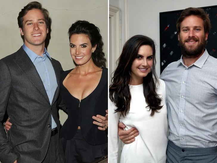 Armie Hammer and Elizabeth Chambers -- Happier Times