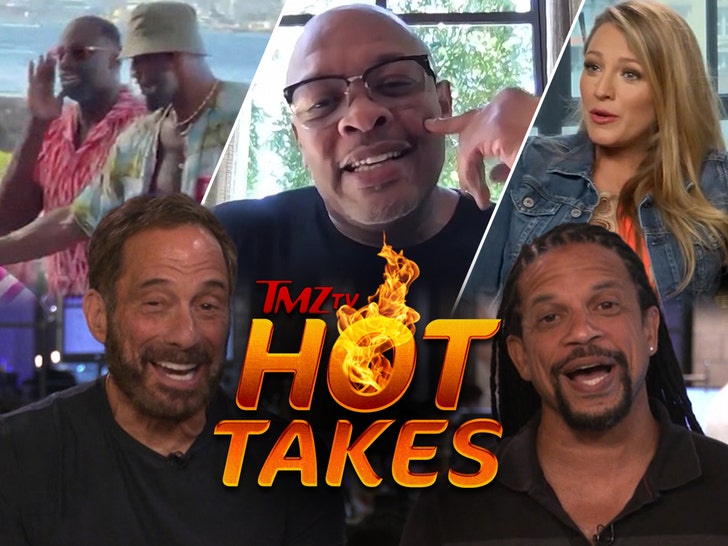 TMZ TV Hot Takes: Blake Lively, Dr. Dre, Lebron James and Draymond Green