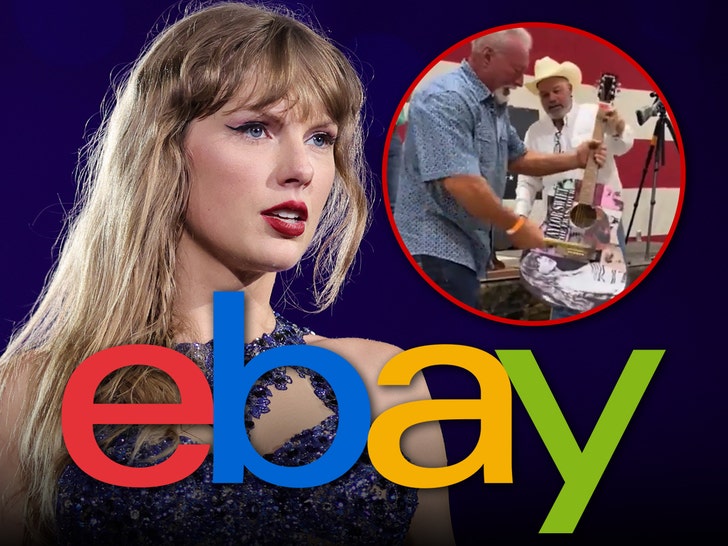 The Viral Taylor Swift Smashed Guitar Sells for Over K on eBay