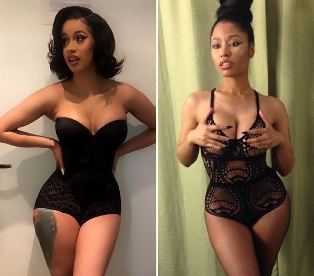 Cardi B (25) vs. Nicki Minaj (35)