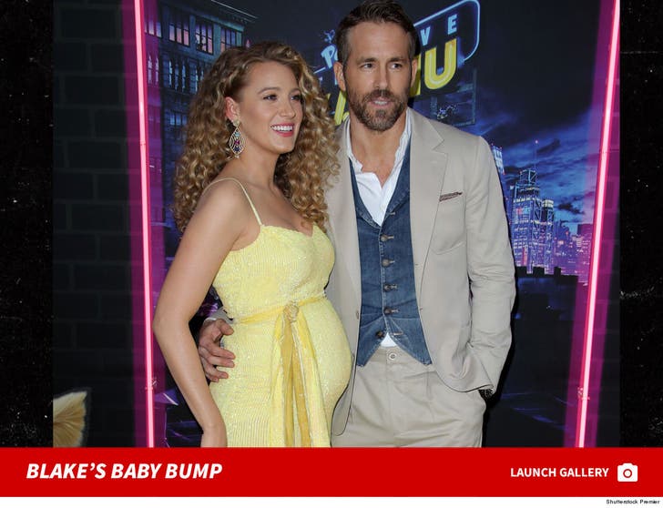 Blake Lively Pregnant At Pikachu Premiere