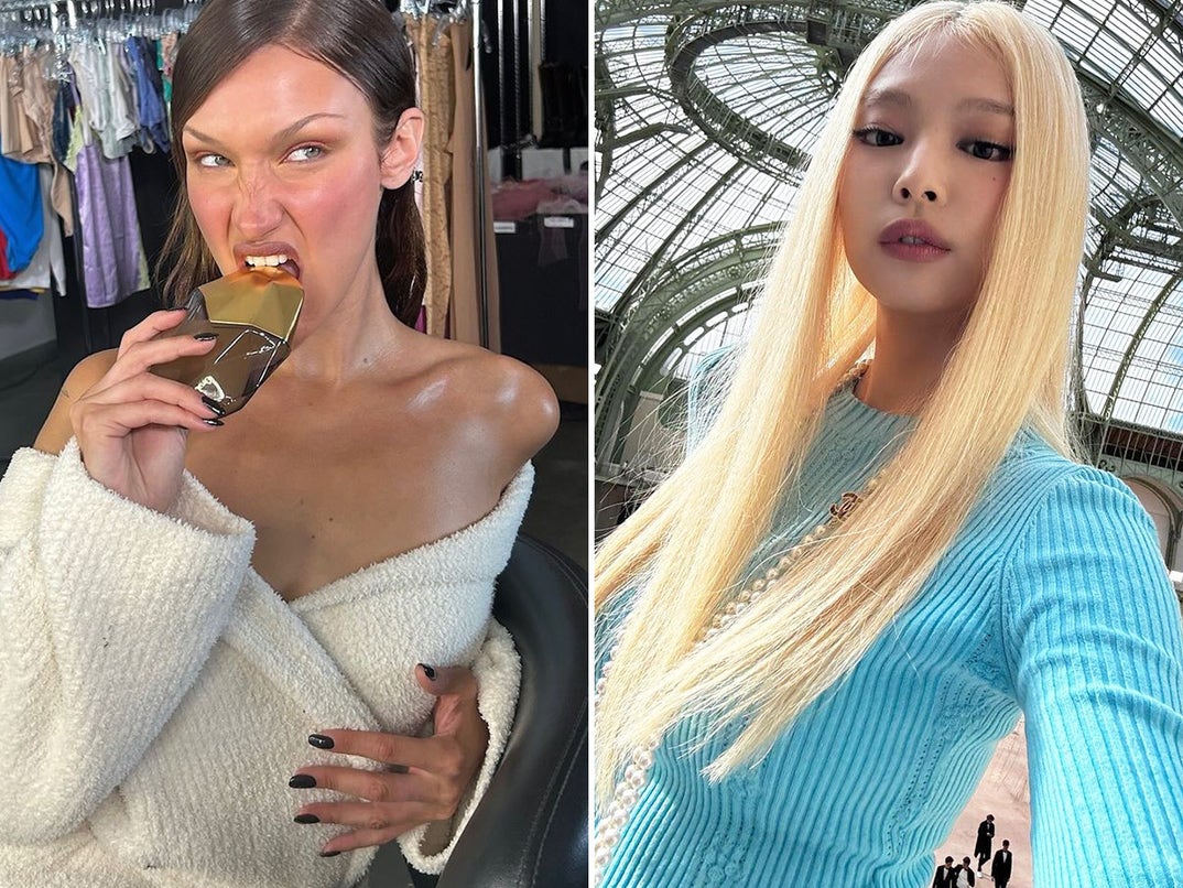 Bella Hadid vs. Jennie Kim -- Paris Fashion Week Edition