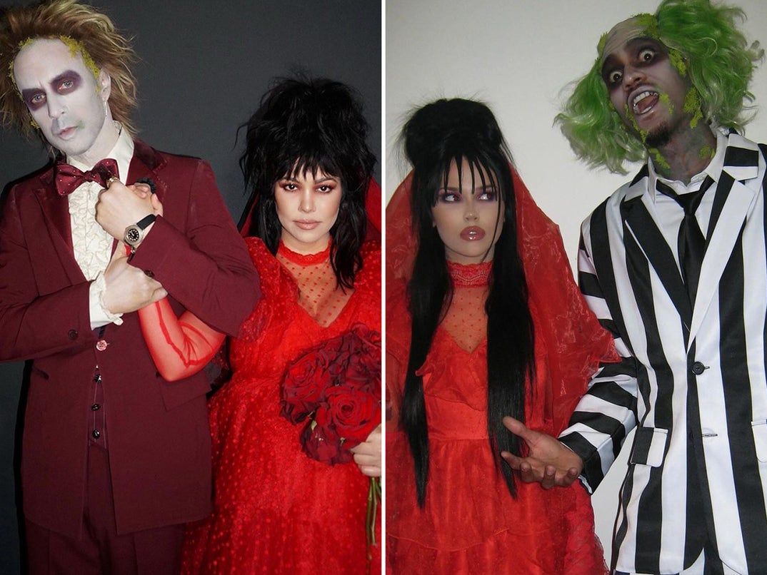 Travis Barker and Kourtney Kardashian vs. Maggie Lindemann and Jordan Clarkson -- Beetlejuice Edition