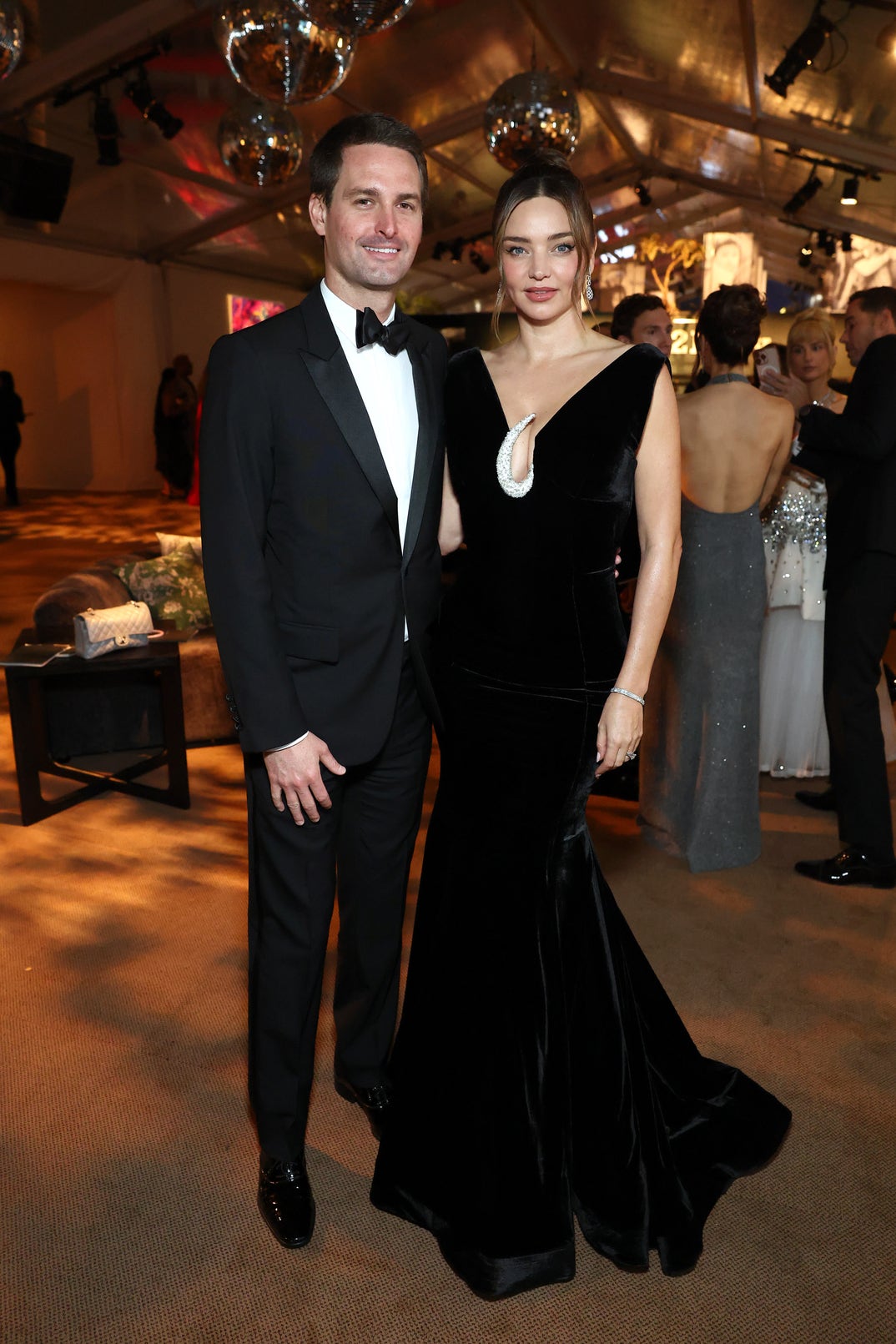 Evan Spiegel and Miranda Kerr
