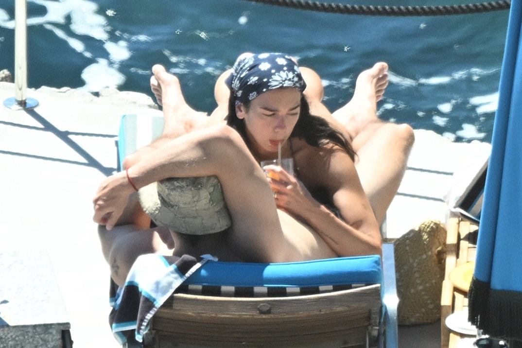 Dua Lipa Callum Turner PDA Honeymoon 9