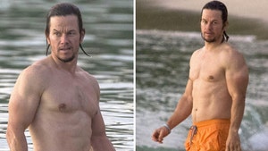 Mark Wahlberg -- Muscle Beach Down in Barbados (PHOTO GALLERY)