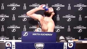 Nikita Kucherov Gives Boozy Presser After Winning Stanley Cup, 'F***in' Back-To-Back'