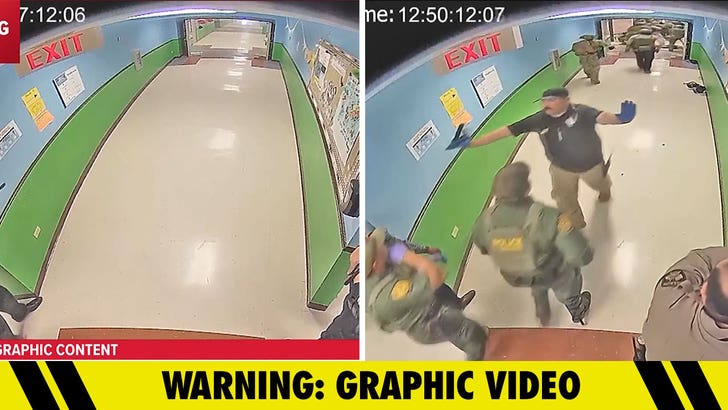 Uvalde Polisi Okul Katliamı Sırasında Silahlı Adamdan Geri Çekilirken Videoda