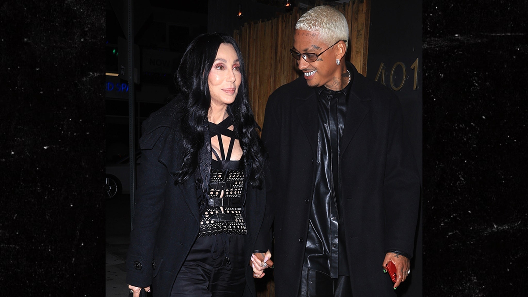 Cher and Alexander Edwards Hold Hands, Leave together, After Partying with Tyga