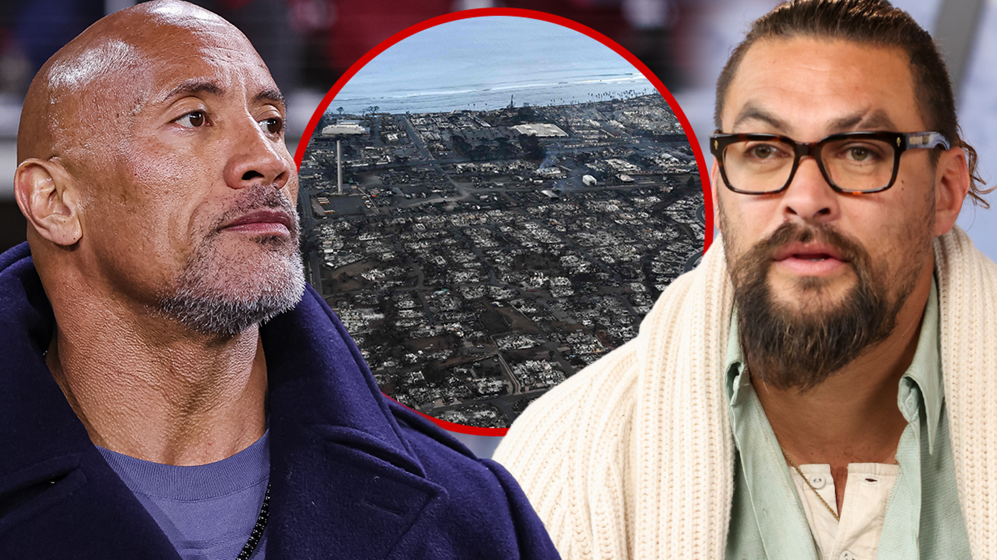 The Rock & Jason Momoa Speak Out on Maui Fires, Offer Ways to Help