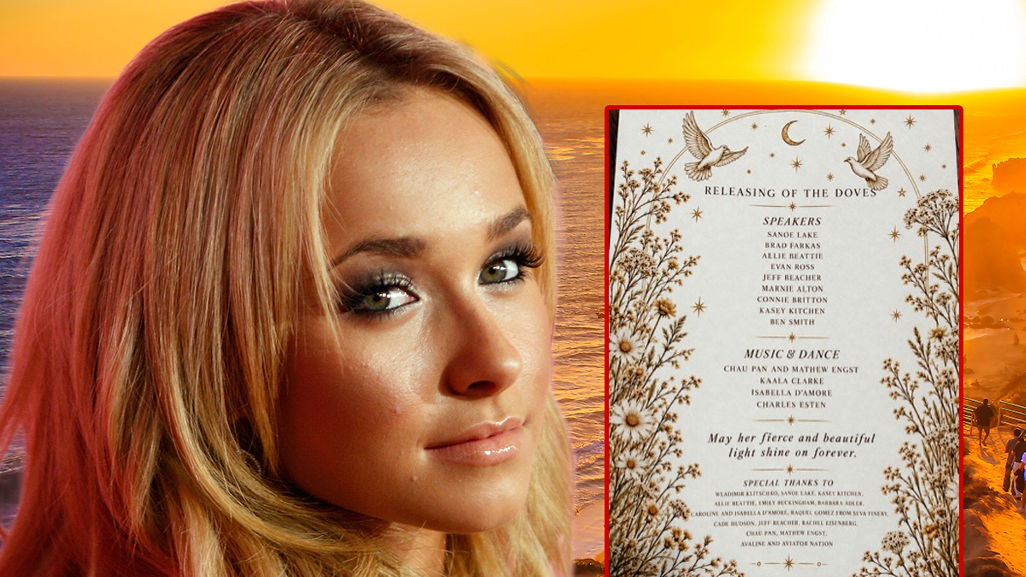 Hayden Panettiere Celebration of Life Program Revealed
