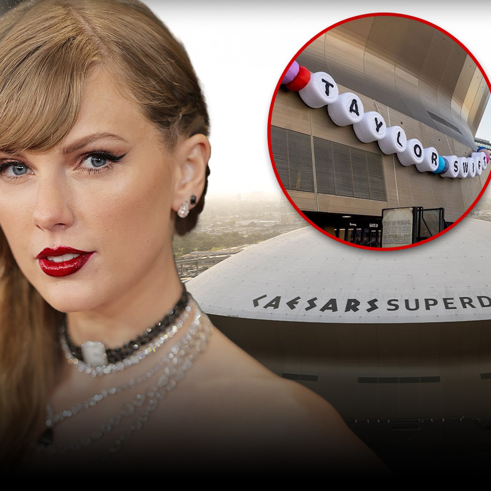 New Orleans Decks Out Superdome With Giant Friendship Bracelet for