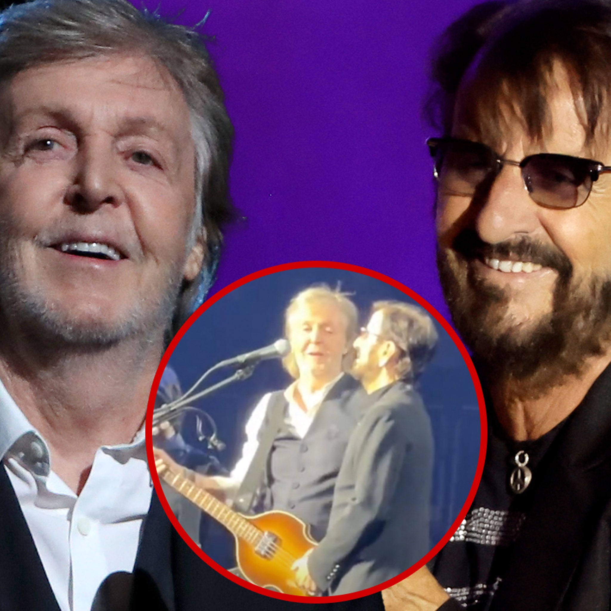 Paul McCartney and Ringo Starr Reunite in London to Play Beatles' Hits