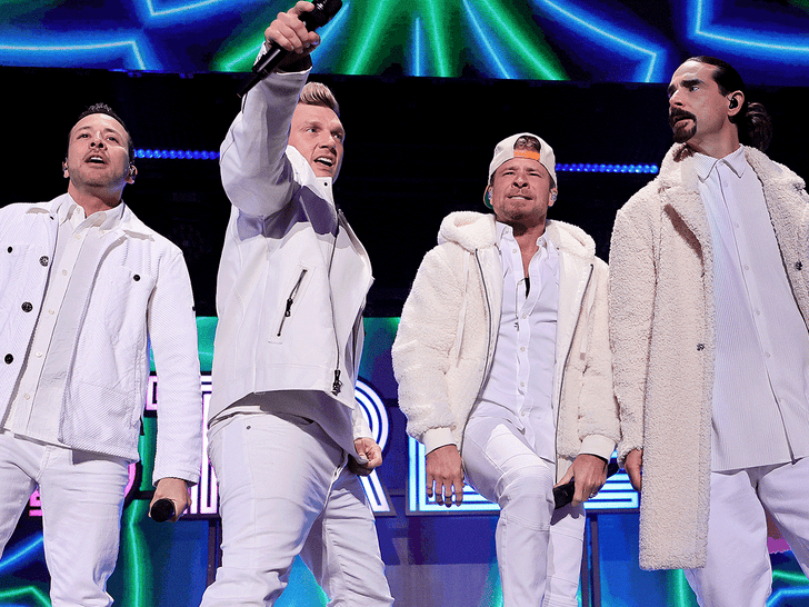 Backstreet Boys Perform At NYC Jingle Ball