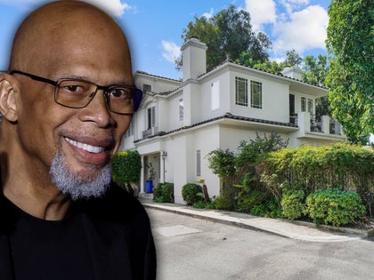 Kareem Abdul-Jabbar With His House