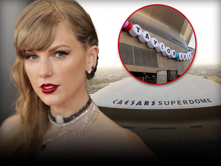 New Orleans Decks Out Superdome With Giant Friendship Bracelet for Taylor Swift Tour