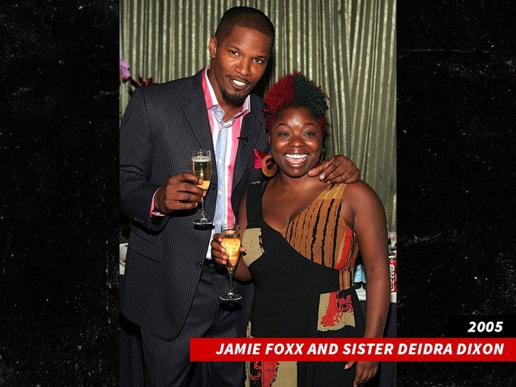 Jamie Foxx and Sister Deidra Dixon getty 2